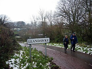 <span class="mw-page-title-main">Llandawke</span> Hamlet in Carmarthenshire, Wales