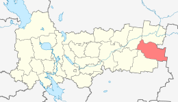 Kičmengsko-Gorodetsky rajon - Carte