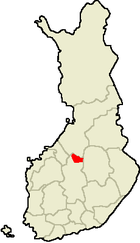 Situo de Saarijärvi en Finnlando