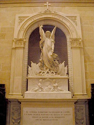 Balta d'Espartero na catedral de Logroño