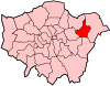 Lambang dari London Borough of Menggonggong & Dagenham