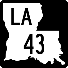 Louisiana 43 (2008).svg