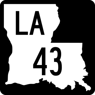 <span class="mw-page-title-main">Louisiana Highway 43</span> State highway in Louisiana, United States