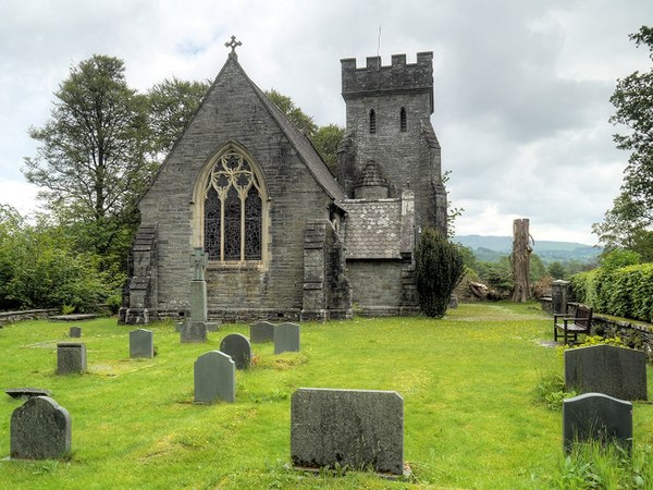 St Margaret, Low Wray, where Rawnsley was vicar from 1877 to 1883