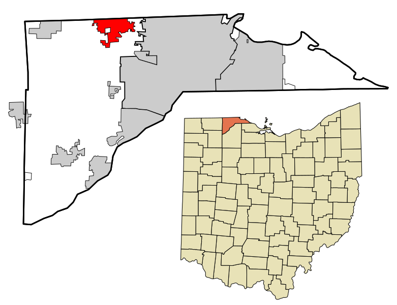 File:Lucas County Ohio incorporated and unincorporated areas Sylvania highlighted.svg