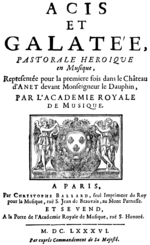 Vorschaubild für Acis et Galatée