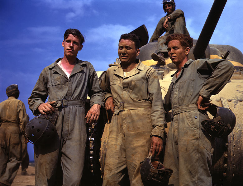 File:M4 crew, Fort Knox, WWII.jpg