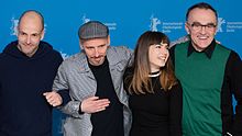 The film team of T2 Trainspotting at the Berlinale 2017