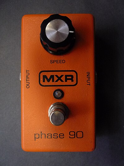 An MXR-101 Phaser pedal