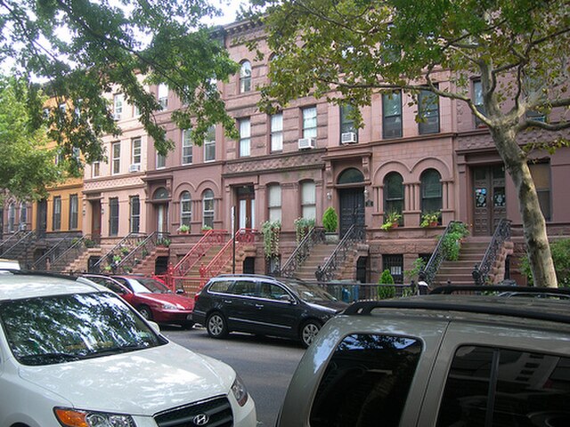 Row houses on MacDonough Street