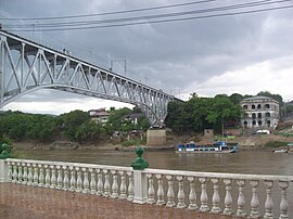 Most na rzece Río Magdalena między Girardot i Flandes