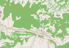 Mapa lokalizacyjna Makowa Podhalańskiego