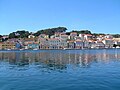 The Venetian-looking view of Lussinpiccolo/Losinj, a city of northern Dalmatia that belonged to Italy until 1947.