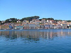 Utsikt over Lošinj (sted)