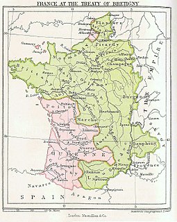 Treaty of Brétigny 1360 treaty between England and France