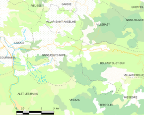 Poziția localității Saint-Polycarpe