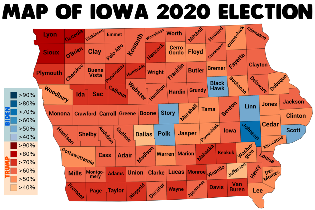 Élection présidentielle américaine de 2020 en Iowa