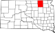 Map of South Dakota highlighting Brown County.svg