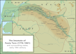 Location of Torobe Imamate