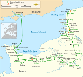 Route van Edward III.