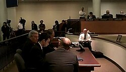 Maragos at the Nassau County Legislature testimony on the privatization of Island Bus in November 2010 Maragos Marques LI Bus Leg Testimony 2011.jpg