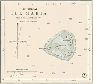 Seekarte von 1944
