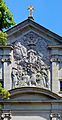 Wallfahrtskirche - Maria zu den Ketten in Zell am Harmersbach Die Steinmetzarbeiten über dem Eingang