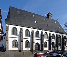 South side of the Marienstiftskirche Marienstiftskirche Lich 04.JPG