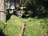 Daylighted portion of lower Marin Creek (Village Creek) in the Gill Tract, UC Village area