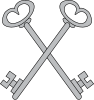 Jewel of the Treasurer Masonic Treasurer.svg