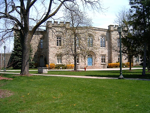 The historic Milton town hall in Victoria Park