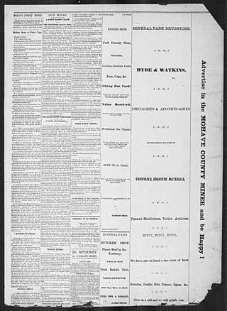 <i>Mohave County Miner</i> Newspaper published in Kingman, Arizona