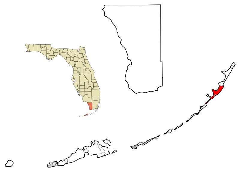 File:Monroe County Florida Incorporated and Unincorporated areas Key Largo Highlighted.svg