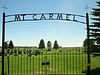 Old Mt. Carmel Cemetery, Wrought-Iron Cross Site Mount Carmel Cemetery - Balta, North Dakota.JPG