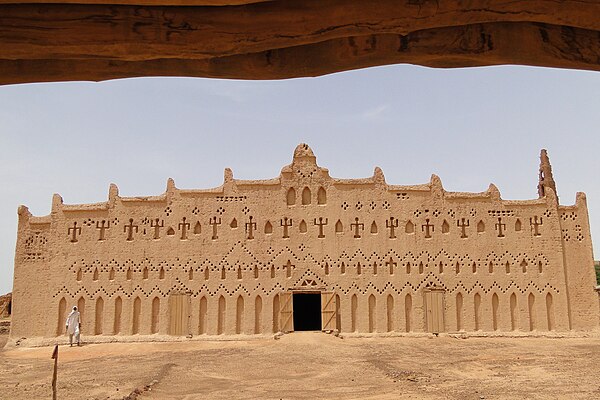 Image: Mud Mosque   Bani   Sahel Region   Burkina Faso   02