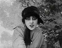 Musidora as Irma Vep in Les Vampires