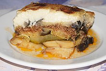 la musaca (moussaka) - Gastronomía de Grecia