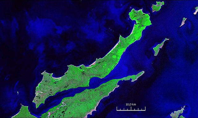 NASA Geocover 2000 satellite image