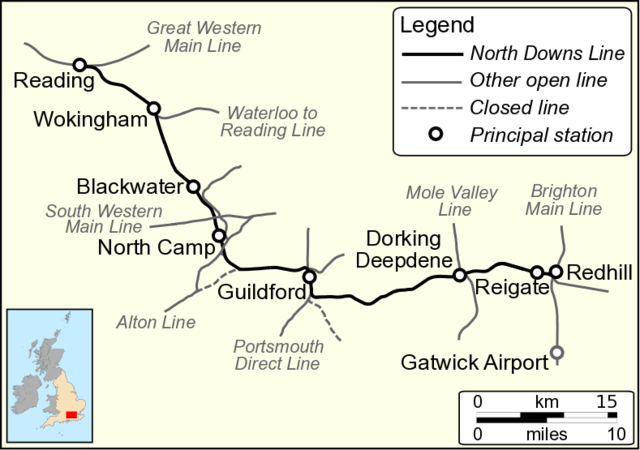 North Downs Line - Wikipedia