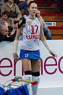 Natalia Dianskaya Russian volleyball player