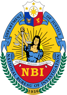 <span class="mw-page-title-main">National Bureau of Investigation (Philippines)</span> Agency of the Philippine government