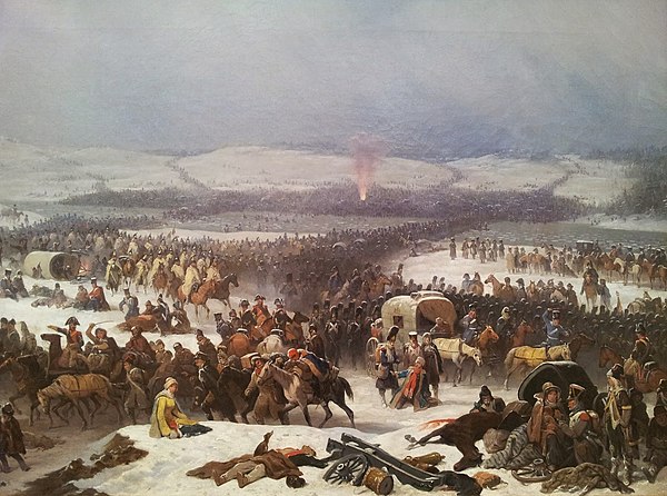 NAPOLEON crossing the BEREZINA (check out that pimped-out ride!)