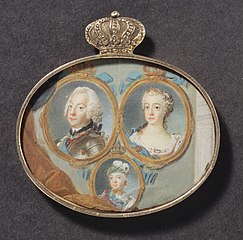 Adolf Fredrik, Lovisa Ulrika och prins Gustav