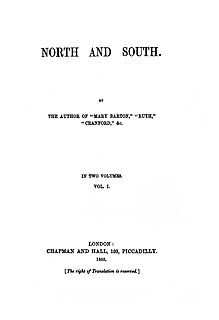 <i>North and South</i> (Gaskell novel) Novel by Elizabeth Gaskell