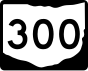 Маркер State Route 300