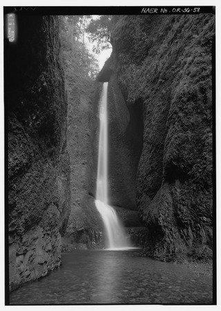 <span class="mw-page-title-main">Oneonta Gorge</span> Waterfall in Oregon, United States