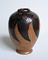 Faïence de Quimper : vase en grès (HB, manufacture Odetta, vers 1930)