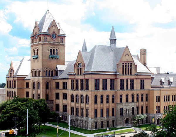 Old Main, Wayne State University, 1895