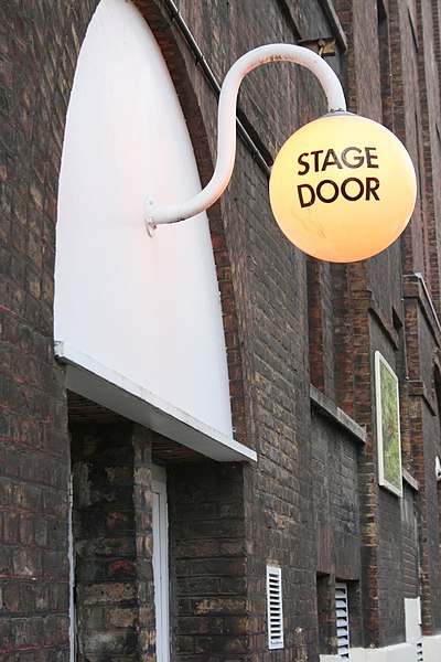 File:Old Vic Theatre, Waterloo Exterior Stage Door 2.jpg