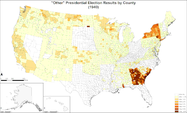 "Other" presidential election results by county